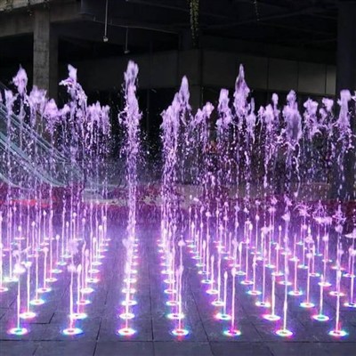 Fuente rectangular de agua de piso divertida